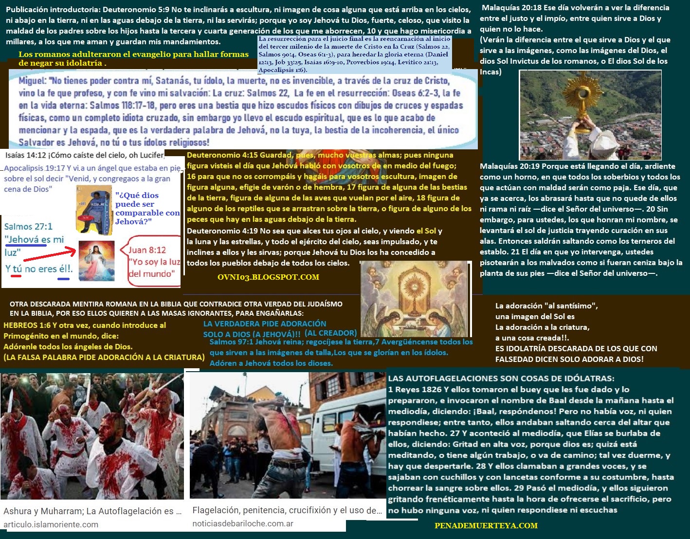 asi te engaña la iglesia catolica los adoradores del Sol