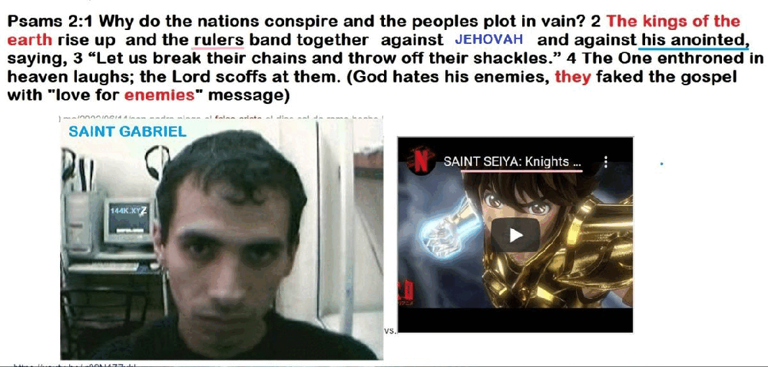 Sending Satan and his angels to hell