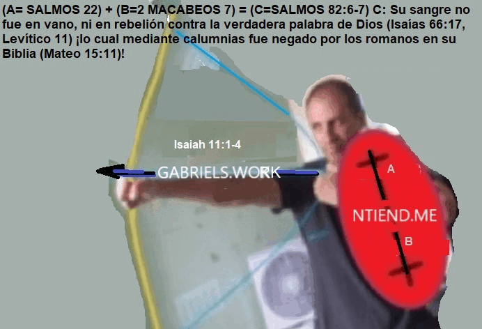 Gabriel combate la calumnia romana prohelenística contra los santos de Jehová