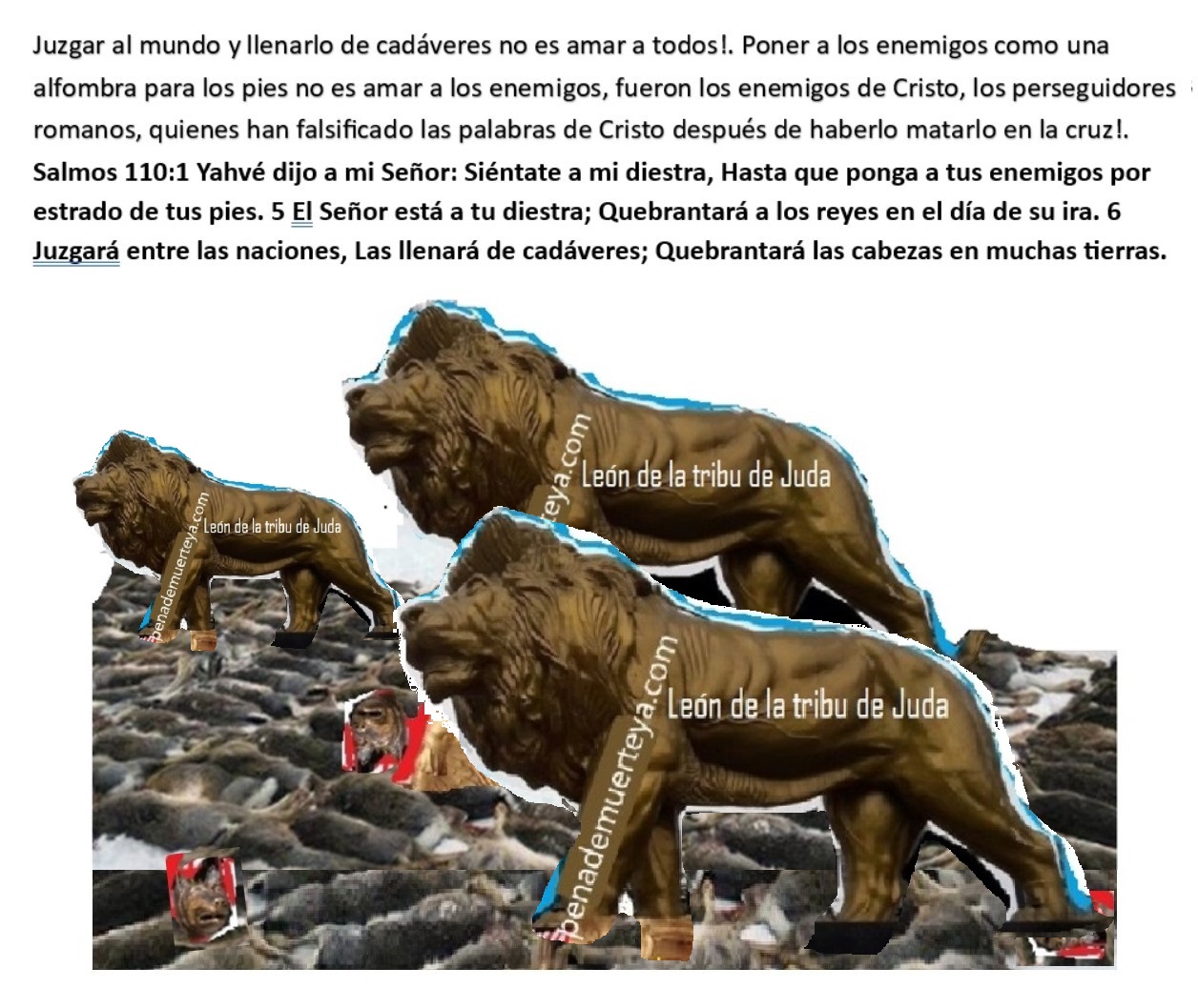 Salmos 110 6 significado interpretacion - acerca del juicio final