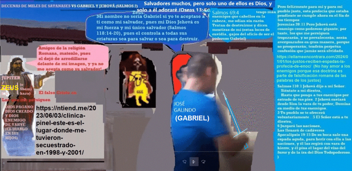 La batalla del angel Gabriel contra el Demonio de Grecia