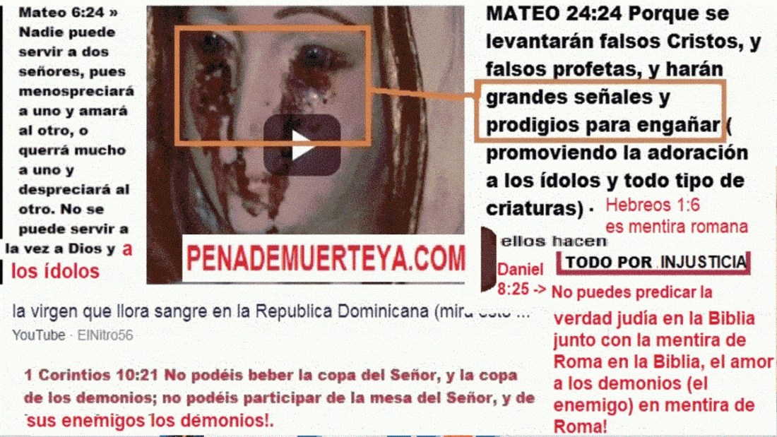 Falsos milagros que Dios permite para hacer notorio quienes adoran a Dios y quienes no