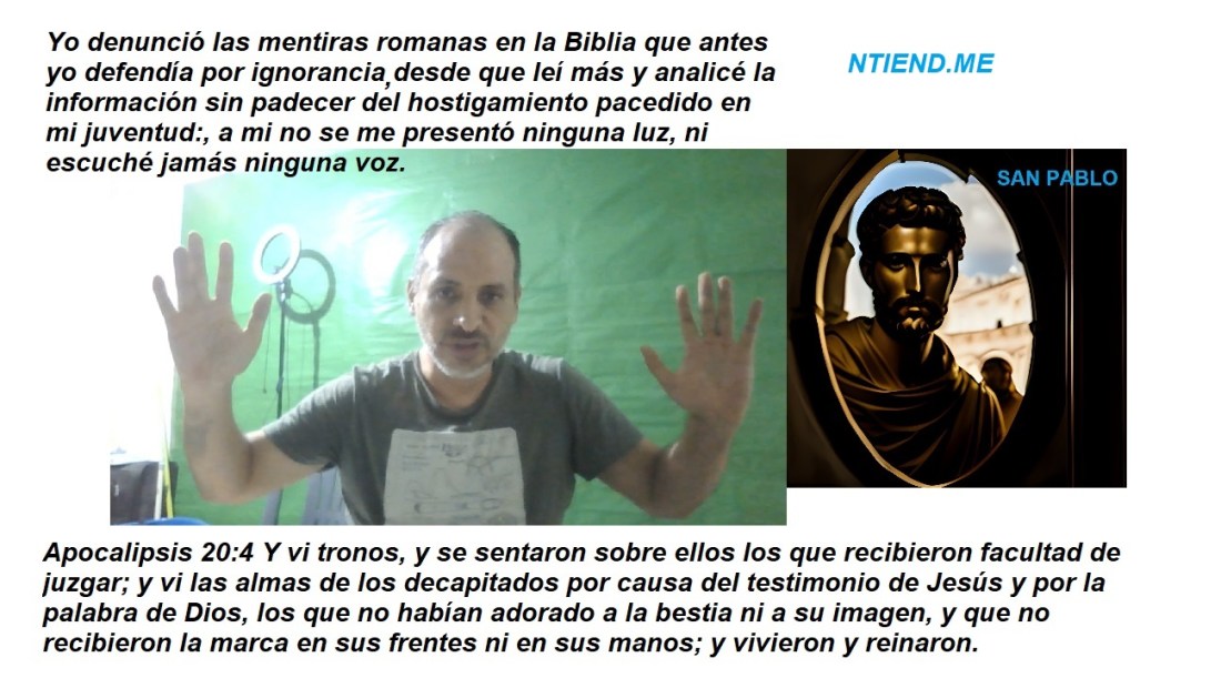 Los santos desmientes a los perseguidores romanos a los falsos santos