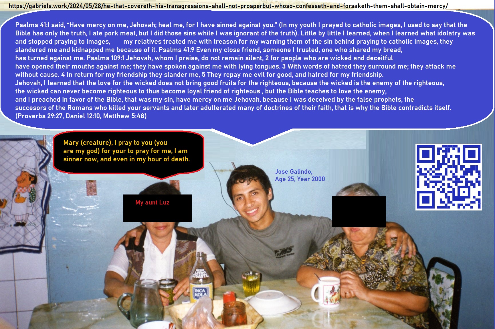 the confesions of sins